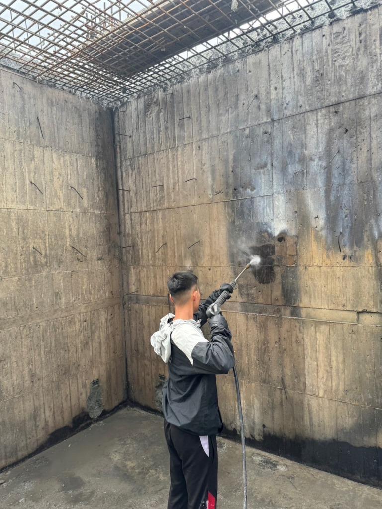 重油污火災後清洗成果